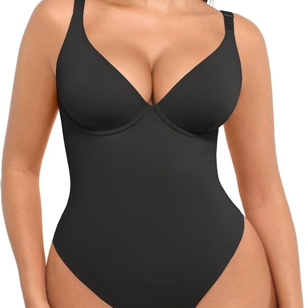 FeelinGirl Bodysuit for Women Tummy Control Shapewear Bodysuit 3XL Plus Sz